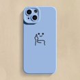 thumbnail image 3 of Cartoon Red Man Phone Case For iPhone 15 14 13 12 11 Pro Max Mini X XR XS 7 8 Plus SE Shockproof Middle Finger Soft Back Cover, 3 of 5