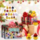 thumbnail image 4 of Calendario de Adviento de Navidad de 24 rejillas, accesorios de pato de goma de Navidad, caja ciega Hugtrwg  Libre de BPA, 4 of 9