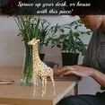 thumbnail image 3 of Matashi 24K Gold Plated Crystal Studded Long Necked Giraffe Ornament Tabletop Showpiece, Gift Ready for Christmas, Valentine's Day, Birthday, 3 of 6