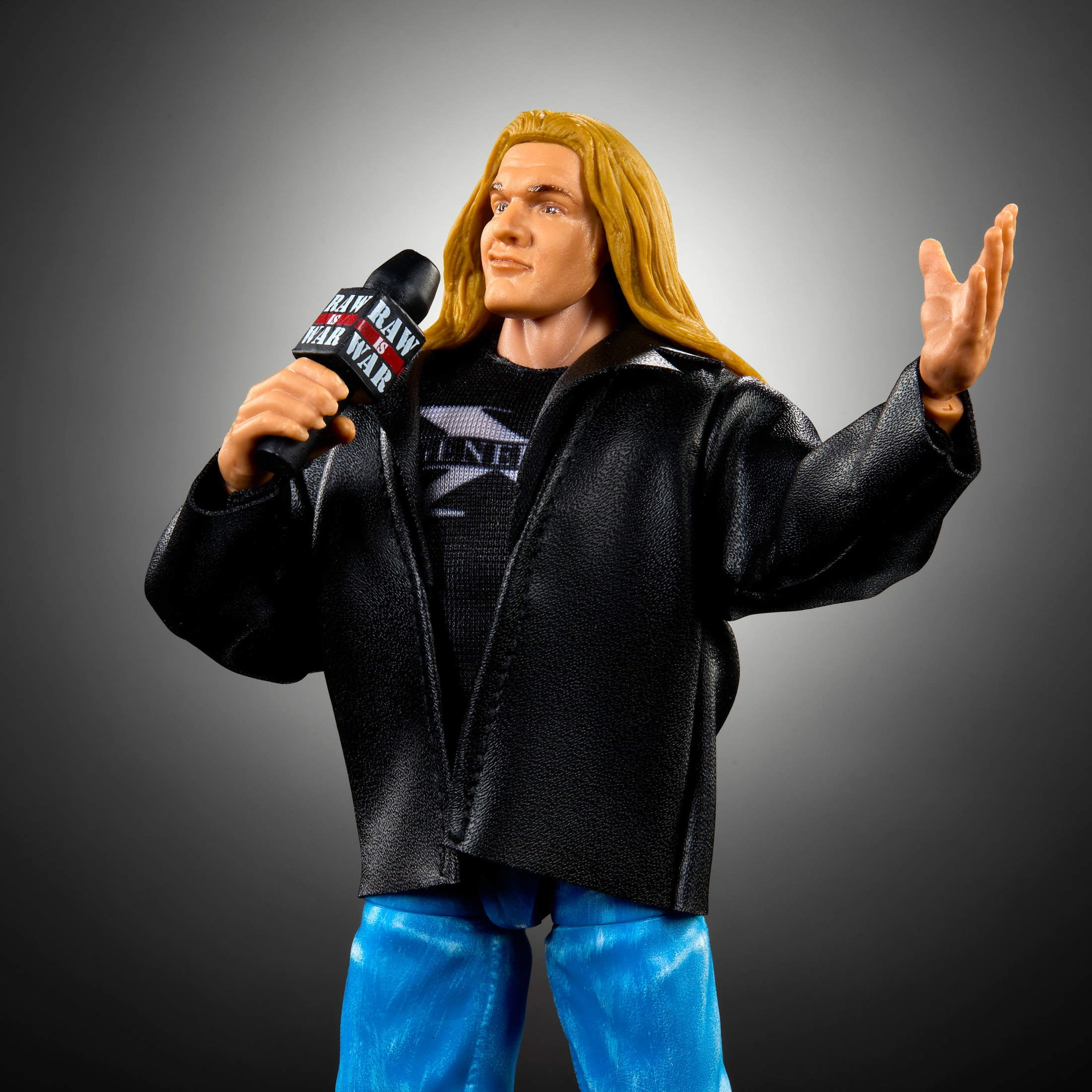 WWE Monday Night War Elite Collection Triple H Action Figure with Accessories, Build-a-Figure Parts