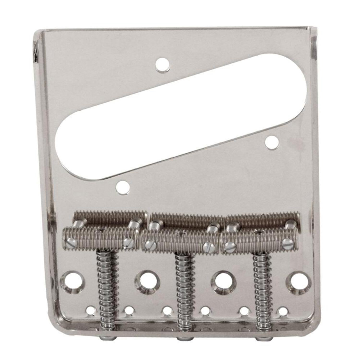 Allparts Tele 3 Roller Bridge, Nickel
