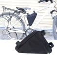 thumbnail image 1 of Bike Triangle Frame Bag - Bicycle Cycling Storage Triangle Top Tube Front Pouch Saddle Bag for Road and Mountain Bikes, 1 of 6