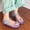 Purple, variant on Girls Jelly Sandals Kids Summer Closed Toe Hook and Loop Strap Glitter Butterfly Beach Water Shoes Hot Pink Size 13 Little Kids