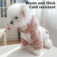 thumbnail image 3 of Ganfancp Ropa para Mascotas Invierno Nuevo Suéter Acolchado Coreano Colores Cálidos para Contra El Frío y La Lana de Cordero Suéter de Tracción Artículos En Liquidación Ropa para Mascotas X1, 3 of 5