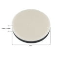 thumbnail image 2 of Unique Bargains Wool Felt Sponge Polishing Pad Hook and Loop Buffing Wheel 2 Pcs 4", 2 of 6