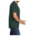 thumbnail image 3 of Mens Core Cotton Male T-Shirts Dark Green L, 3 of 5