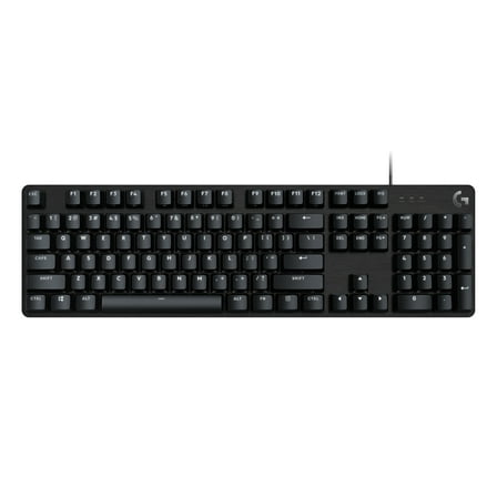 Logitech G413 SE Full-Size Corded Gaming Keyboard, PBT Keycaps, Tactile Mechanical Switches, 6-Key Rollover Anti-Ghosting, FN Keys—white Backlit LED