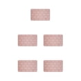 thumbnail image 3 of Maytalsory Quick-drying Bathroom Rugs Exquisite Crafted For Easy Cleaning Toilet Rugs Bath Mat Carpets Pink 5PCS, 3 of 6