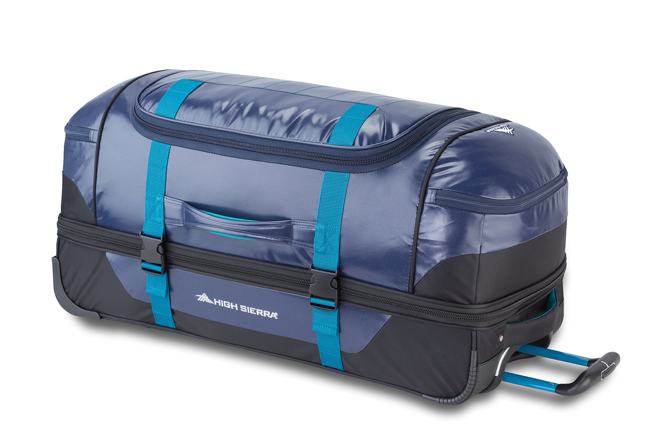 High Sierra Kennesaw 30" DropBottom Wheeled Duffel, True Navy/Black