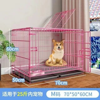 Pink dog crate walmart discount