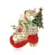 thumbnail image 1 of Árbol de Navidad delicado Botas de Papá Noel Muñeco de nieve Campana Broche Bufanda Collar Pines de solapa Broche de Navidad Regalo de niña Jumpingount JR0793-76, 1 of 6