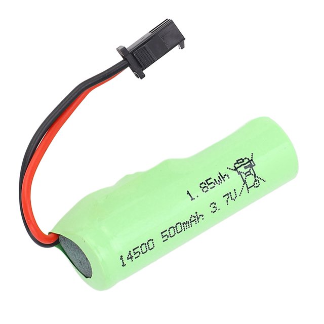 Batería De Litio De 3.7V 500mAh, Luz Shell Robusta De La Batería De Coche De Rc Potente Para El Coche Teledirigido