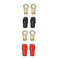 thumbnail image 2 of jiaping 2x2 Pairs 4 AWG Car Audio Wire Terminal Connector Brass, 2 of 9