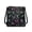 Bat and Spider Web Pattern, variant on Pug Dog Broken Stone Crossbody Purse, Durable Ladies Crossbody Bag Smooth Zipper Multiple Zipper Pockets Purse Satchel for Short Trips Short Journeys