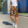 thumbnail image 4 of Fotbe Artistic Sunflower Corgi Pajama Shorts for Men, Men's Pajama Bottoms, Sleepwear,Short Pajama Pants-Large, 4 of 9