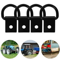 Raindrops MLINS 4PCS D Rings Tie Hooks Trailer D Ring Tie Down Hooks Heavy Duty Anchors for Truck Bed