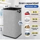 thumbnail image 2 of Cesto de Ropa Plegable 80L Grande Rectangular y con Asas Resistentes Ideal para Baño y Dormitorio, 2 of 4