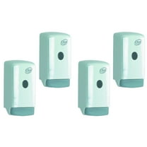 Durable Wall Mounted Soap Dispenser For Flex 800 Liquid Soap - Push & Pump Dispensing - 4.25L x 5.25W x 10.25H - Versatile Soap Dispensers for Long Term, Low Maintenance & Sanitary, Pack of 4