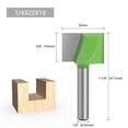 thumbnail image 1 of Cleaning Bottom Router Bit 6.35mm Shank Milling Cutter Engraving Woodworking, 1 of 6