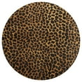 thumbnail image 3 of Leopard Print Pattern Floral Medallion Round Rug - Small Round Area Rug, Soft Non-Slip Machine Washable Bedroom Mat Indoor Accent Entry Carpet for Office Desk Dorm Hallway, 3 of 6