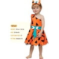 thumbnail image 4 of Joyfy Halloween Caveman Costume for Baby Girls Caveman Costume, Kids Halloween Cosplay Party Costume (0-4yrs), 4 of 9