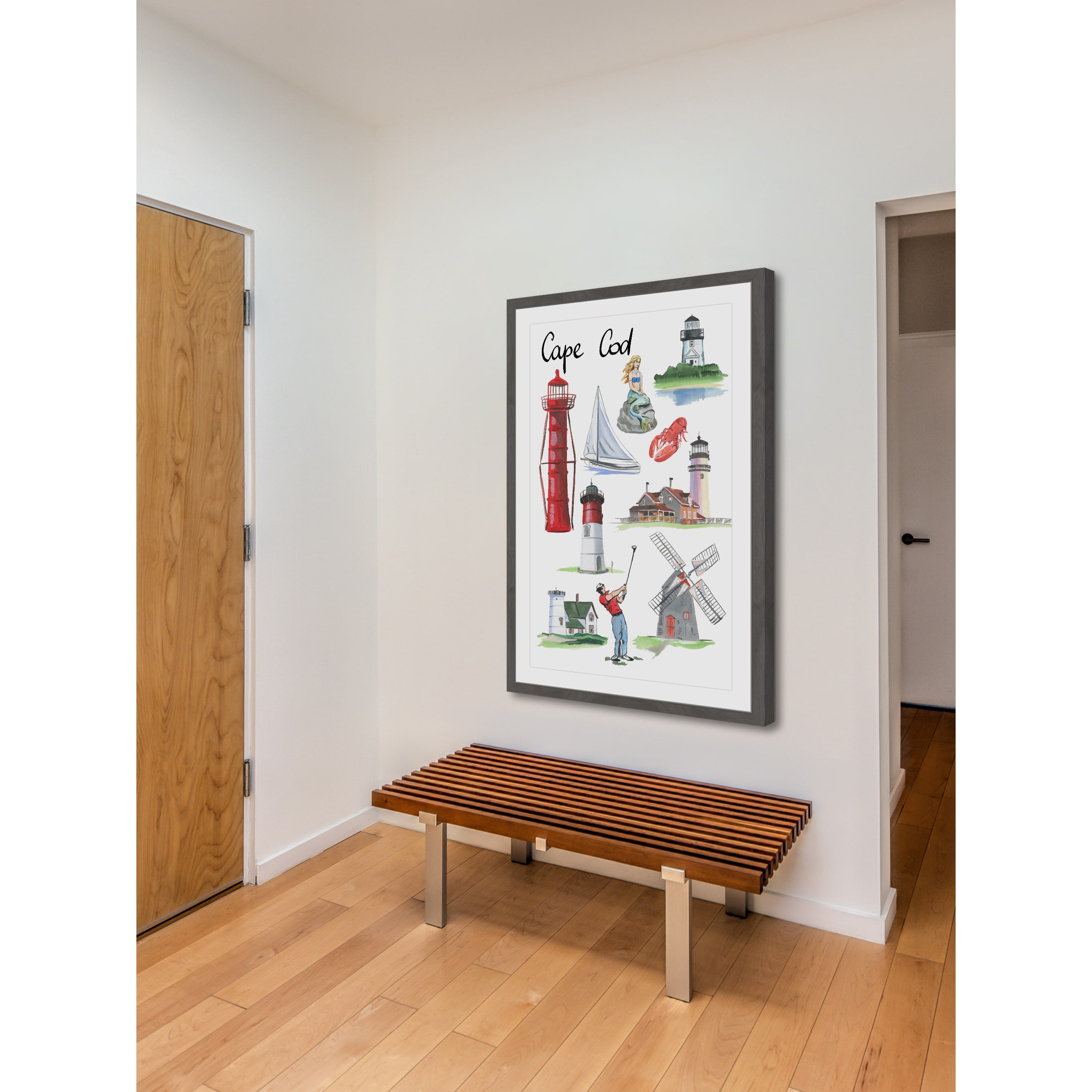 "Best of Cape Cod" Framed Painting Print