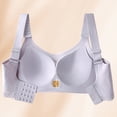 thumbnail image 3 of Alun Womens Push up Seamless Bras Gathered Wireless Shaping Bras No Underwire Beauty Back Full Coverage Everyday Bralettes Comfortable Sports and Leisure Wear Purple XL, 3 of 5
