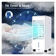 thumbnail image 2 of Ventilateur Refroidisseur d'Air par Évaporation Anion Humidifier avec Télécommande Climatiseur Portable Ventilateur Refroidisseur d'Air, Économie d'Énergie, 2 of 5