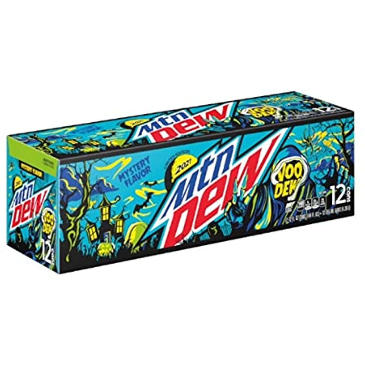 New 2021 Mtn Dew Voodew, 12 Fl Oz Cans, 12 Count 12 Fl Oz (Pack Of 12
