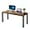Rustic Brown, variant on SOGES 63 Inches Gaming Desk Writing Desk Workstation Office Desk Computer Desk, Teak & White