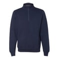 thumbnail image 1 of Dri Power Quarter-Zip Cadet Collar Sweatshirt, Navy - 2XL, 1 of 1