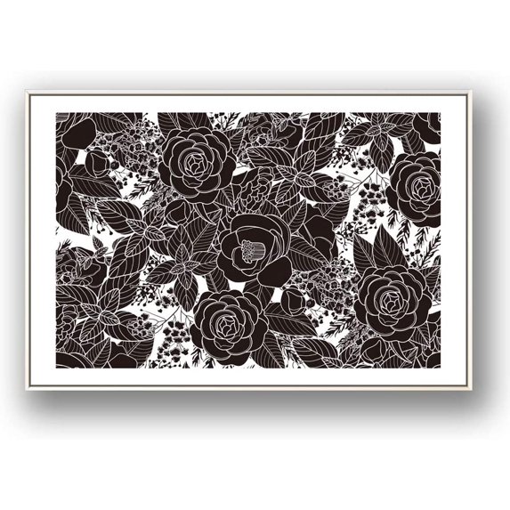 IDEA4WALL Framed Canvas Wall Art for Living Room, Bedroom Rose Flowers Canvas Prints for Modern Home Decoration Ready to Hang