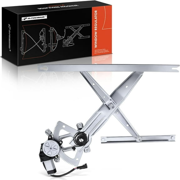 A-Premium Front Left Driver Side Power Electric Window Regulator with Motor Compatible with 1999-2012 Ford F-250 F-350 Super Duty 1999-2003 F-450 F-550 Super Duty 2000-2005 Excursion Replace # 748-212