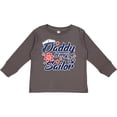 thumbnail image 3 of Inktastic My Daddy is My Sailor Boys or Girls Long Sleeve Toddler T-Shirt, 3 of 5