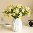 thumbnail image 2 of 3 Bunches Artificial Daffodils, 14.6" Long Stem Artificial Spring Flowers, Faux Daffodils for Home Garden Office Wedding Party Easter Decorations, 2 of 6
