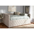 thumbnail image 5 of Baxton Studio Amaya Modern and Contemporary Fabric Upholstered Daybed, 5 of 9