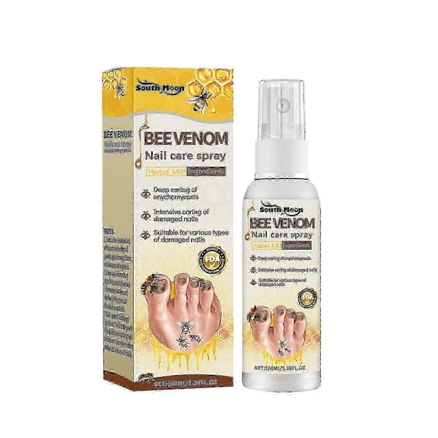 1-3X Bee Venom Nail Treatment Solution, Bee Venom Nail Fungus Treatment, Extra Strength Nail Repair Solution, Nail Fungus Care Spray