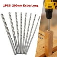 thumbnail image 2 of 200Mm Extra Long High Speed Steel Hss Drill Bits For Metal Drilling 2-10Mm, 2 of 5