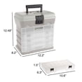 thumbnail image 5 of Wakeman Plastic 4-Drawer Tackle Box Organizer for Fishing and Crafts, Gray, 5 of 7