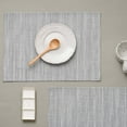 thumbnail image 4 of AHHFSMEI placemats set of 4 Woven Heat Resistant Non-Slip Kitchen Table Mats 18.1 x 13 inches, Grey, 4 of 6