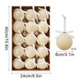 thumbnail image 2 of 15 PCS Velvet Christmas Ornaments Set, Shatterproof Flocked Ball Ornaments with Bow Hanging Ribbon, Gift-Boxed Christmas Tree Decor for Holiday Home Decoration, 3.15", 2 of 8