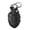 black, variant on 3D Heart-Shaped Case Cover For AirPods 5, Liquid Silicone Protective Case, Shockproof Wireless Charging Compatible, Carabiner