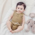 thumbnail image 5 of Sngxgn Toddler Baby Boy Fall Outfit Sweatshirt Tops with Elastic Waist Pants Cute Clothes(Coffee,100), 5 of 9