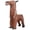 Brown Horse, variant on Adult Active Inflatable Horse Set Carnival Costume Festival Jazz Horse Mascot, Cross Dressing Accessories, Performance Costumes,Height 4'11"-6'3",Riding Horse