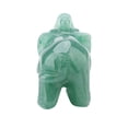 thumbnail image 6 of Carved Elephant Shaped Decor Natural Jade Figurine Stone Elephant Home Decor, Green, 6 of 8