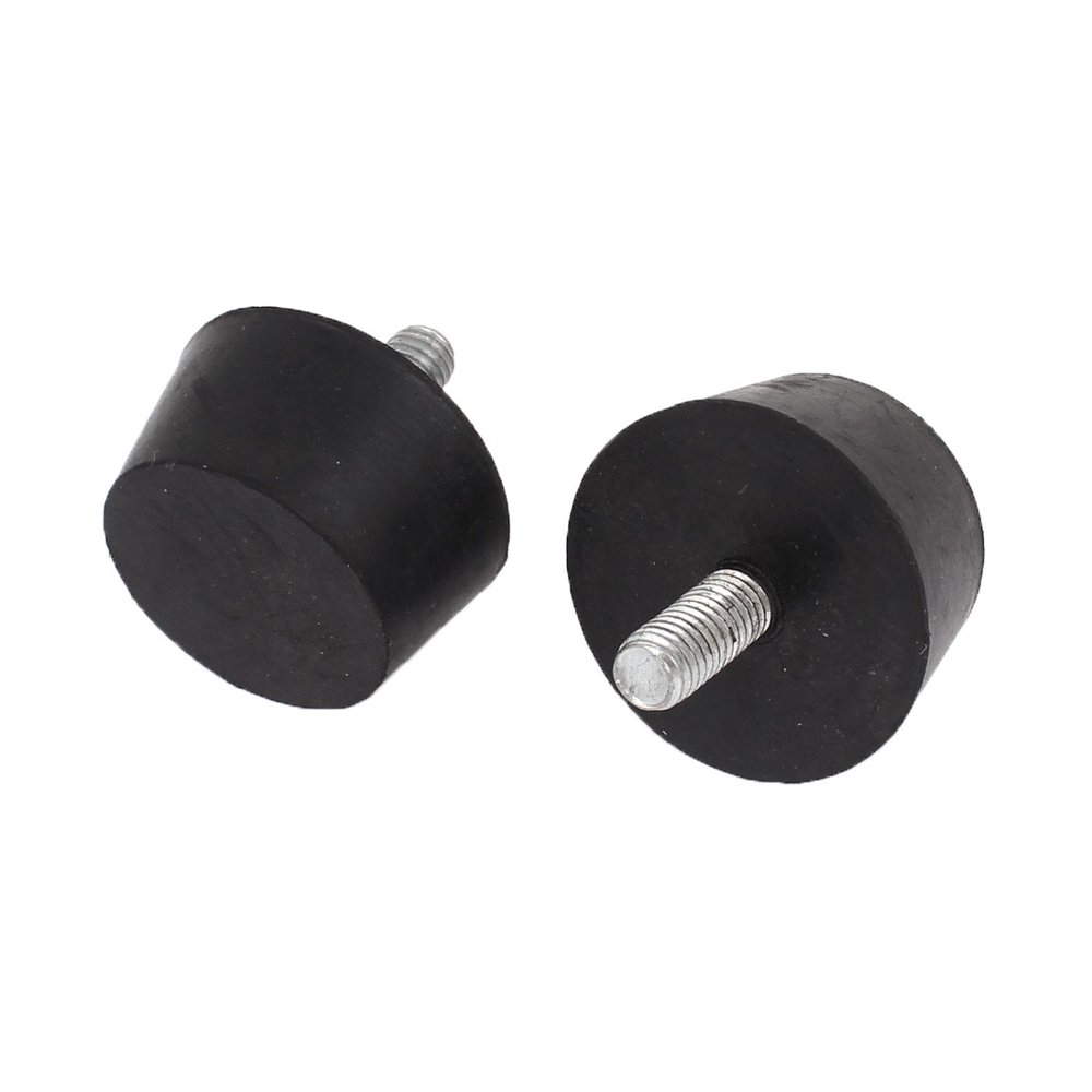 Unique Bargains 2 Pcs M8 8mm Male Threaded Metal Rod Furniture Glide