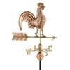 25" Luxury Polished Copper Bold Rooster Weathervane