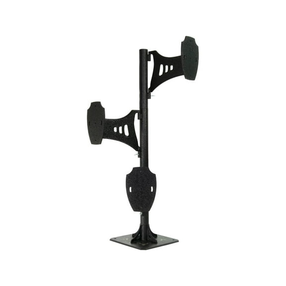 SKULL HOOKER TROPHY TREE SHOULDER PEDESTAL MOUNT - BLACK