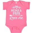 thumbnail image 3 of Inktastic Mema and Papa Love Me Boys or Girls Baby Bodysuit, 3 of 5