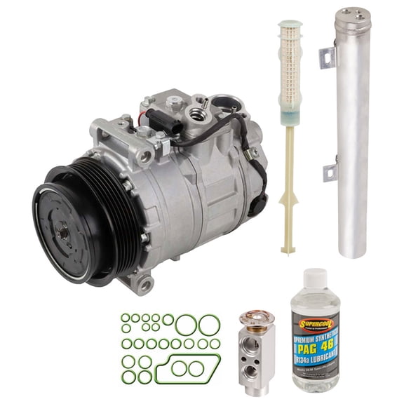 For Mercedez C320 2004 2005 AC Compressor w/ A/C Repair Kit - BuyAutoParts